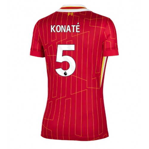 Liverpool Ibrahima Konate #5 Domaci Dres za Ženska 2024-25 Kratak Rukav